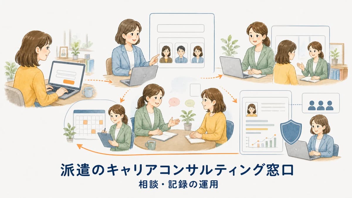 派遣のキャリアコンサルティング窓口|相談・記録の運用【2026年版】