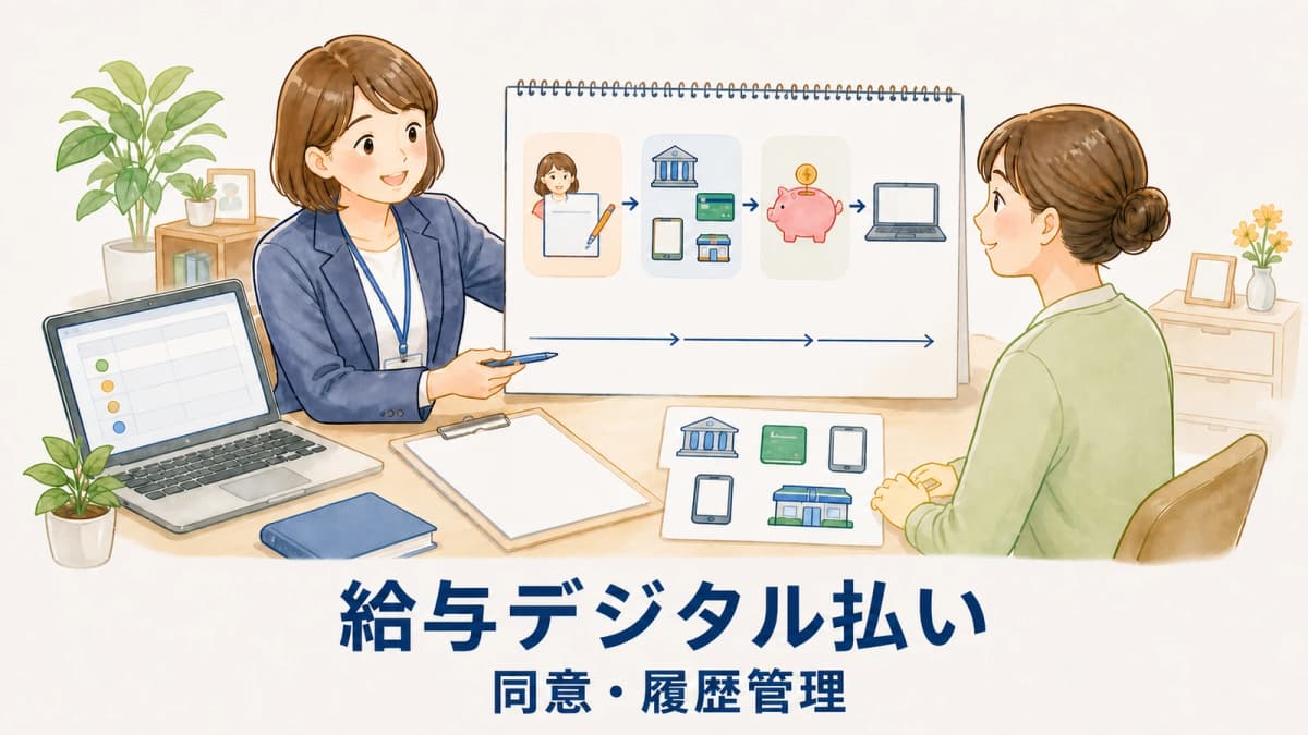 給与デジタル払いを派遣会社が導入する手順|同意・履歴管理【2026年版】