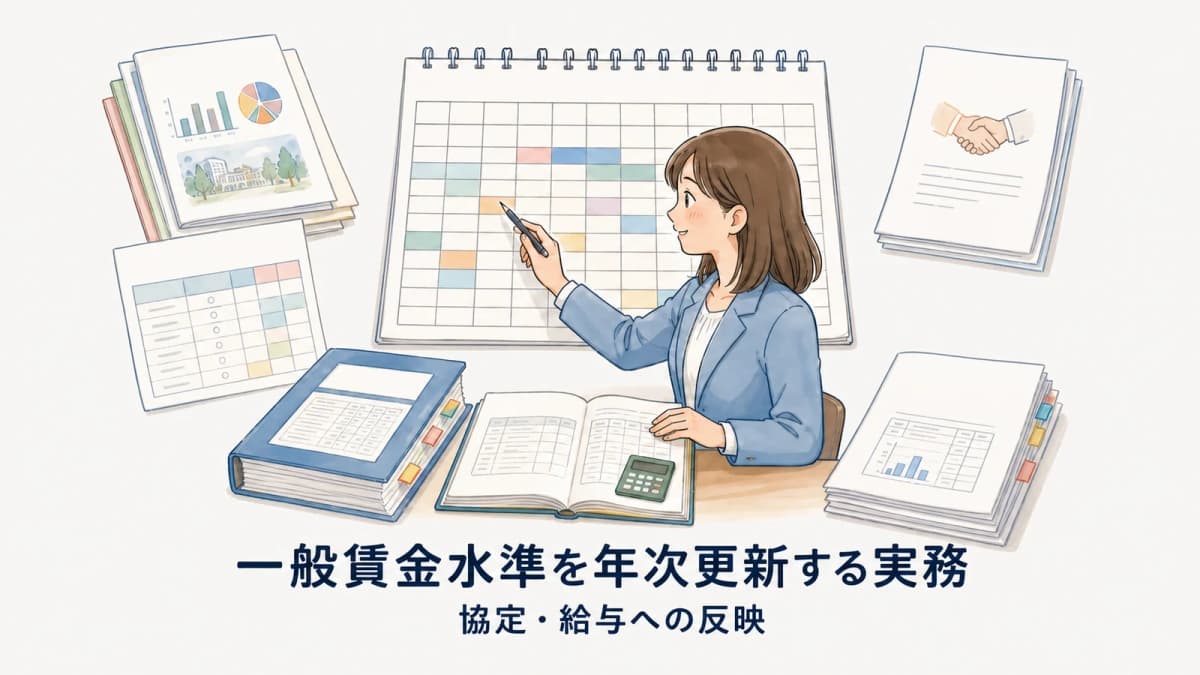 派遣の一般賃金水準を年次更新する実務|協定・給与への反映【2026年版】