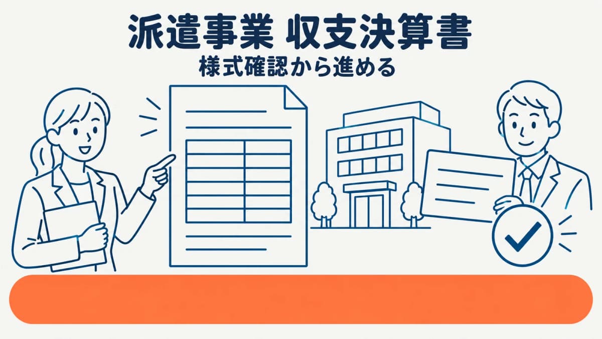 労働者派遣事業収支決算書の作り方|様式第12号の確認手順【2026年版】