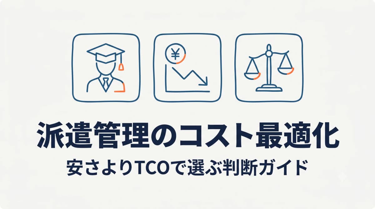 派遣管理システムは安い方がいい?中小派遣会社のコスト最適化ガイド【2026年版】